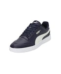 PUMA Unisex Shuffle Sneaker, Navy-Vapor Gray White, 11 UK