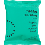 Great Earth Cal-Mag 600-300 mg Refill 60 tabletter