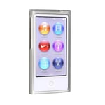 TOOGOO(R) TPU Rubber Skin Case compatible with Apple iPod nano 7th Generation, Frost Clear White