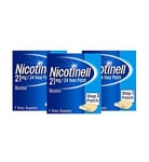 Nicotinell Nicotine Patches - Step 1, 21mg 24 Hour 7 patches x 3 Bundle