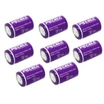 PKCell Er14250 8-pack Lithium 3,6v Batteri Er-14250 1/2aa Aa02