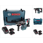 Bosch - gbh 18 V-26 Professional Marteau perforateur sans-fil SDS-plus Brushless 2,6 j 18V + 2x Batteries gba 18 v 4,0 Ah ProCORE + Chargeur gal 1880