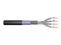 DIGITUS Professional - Samlet kabel - 100 m - SFTP, PiMF - CAT 7 - utendørs, solid - svart, RAL 9005