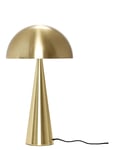 Mush Bordlampe Home Lighting Lamps Table Lamps Gold Hübsch