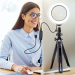 10" Led Ring Light Selfie With Tripod For Phone Vide One Size