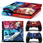 Kit De Autocollants Skin Decal Pour Console De Jeu Ps4 Corps Entier Manette One Piece, T1tn-Ps4-7404