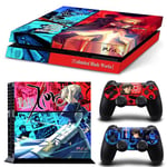 Kit De Autocollants Skin Decal Pour Console De Jeu Ps4 Corps Entier Manette One Piece, T1tn-Ps4-7404