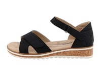 Romika Femme 74r0362005 Sandale, Noir, 42 EU