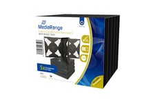 MediaRange Retail pack 4er CD-Jewelcase - cd-hylster för lagring