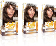 Garnier Belle Color Brown Hair Dye Permanent Natural looking Hair Colour up to 1