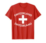Switzerland Flag I Love Switzerland Swiss Flag Family Outfit T-Shirt