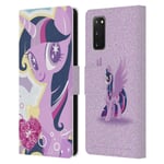 Head Case Designs Officially Licensed My Little Pony Twilight Sparkle Sugar Crush Leather Book Wallet Case Cover Compatible With Samsung Galaxy S20 / S20 5G
