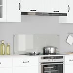 Kök Backsplash Klar 110x40x0.6 cm Härdat Glas