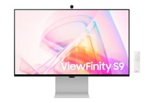 27" Samsung ViewFinity S9 S27C902, IPS 5K/5120x2880, 5 ms, höjdjusterbar, pivot, MiniDP/Thunderbolt 4/USB-C 90W, högtalare, USB 3.2-hubb, webbkamera, AirPlay