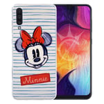Minnie Mouse #11 Disney cover for Samsung Galaxy A70 - White