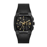 Diesel Men's Chronograph Quartz Watch with Leather Strap DZ4645