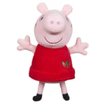 Red Dress Peppa Soft Toy, 100% Recycled, Peppa Pig Gift, Sustainable (US IMPORT)