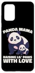 Galaxy S20+ Panda Mama Raising Lil Paws With Love Cute Mom Bear And Cub Case