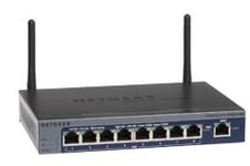 Trådlös router Netgear ProSafe FVS318N Gigabit VPN Firewall, Wireless N300 med 8-port Gigabit switch