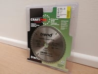 TREND 165MM X 52T TCT THIN KERF SAW BLADE DEWALT DC390 DCS391 ETC CSB/16552T