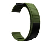 Garmin Fenix 6X/5X/3/3 HR armbånd 26 mm nylon Grønn
