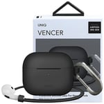 UNIQ-deksel til Vencer AirPods 3 gen Silikongrå/karbongrå