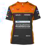 Hot F1 Mclaren T-shirt Formel 1 Team Racing Car Suit XL