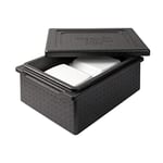 Thermo-Future-Box Lunch Box Isotherme Boîte de Transport Isotherme avec Couvercle 20 l 51 x 36,5 cm Boîte Isotherme en polypropylène expansé