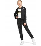 Nike Sportswear NSW Girl’s Tracksuit Sz XS Age 6 - 8 Yrs Black White CV9657 010
