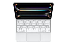Apple Magic Keyboard - tastatur og folio-kasse - med trackpad - QWERTY - norsk - hvid Indgangsudstyr