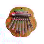 Mini Kalimba 8 tangenter Tum Piano Söt Bärbar Finger Piano Trä