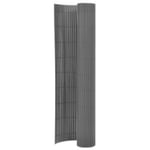 vidaXL Insynsskydd 110x500 cm grå grå