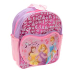 Disney Girls Princess Glitter Backpack One Size Rosa