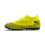 Puma Homme Future 4.2 Netfit MG Chaussures de Football, Jaune (Yellow Alert Black 02), 40.5 EU