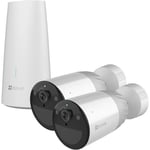 Ezviz - Kit 2 caméras IP Wifi extérieur CS-BC1-B2