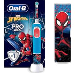 Oral-B Marvel Spiderman Pro Kids Electric Toothbrush , 1 Head, Blue - 90370583