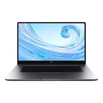 HUAWEI MateBook D 15.6'' Laptop, Full View 1080P FHD Ultrabook PC- (Intel Core i5-10210U, Multi-screen Collaboration, Fingerprint Reader, 8GB RAM, 256GB SSD, Windows 10 Home), Gray
