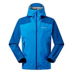 Berghaus Men's Paclite Peak Vent Waterproof Shell Jacket | Durable | Breathable Rain Coat, Limoges, L