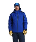 Spyder Vertex Jacket Veste de Ski Homme, Bleu électrique, XL