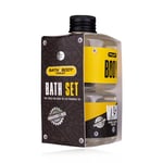 Accentra Coffret cadeau Bath + Body Toolkit dans un emballage cadeau, avec 2 gels douche de 140 ml, parfum bois de santal et musc – Gel de bain et douche pour homme