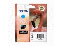 Epson T0872 - 11.4 ml - cyan - original - blister - bläckpatron - för Stylus Photo R1900