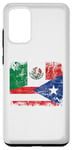 Coque pour Galaxy S20+ Drapeaux Mexique Porto Rico | Demi Mexicain Porto Rico Latino