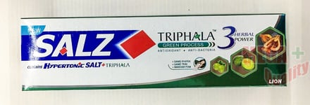 Salz Triphala Green Process toothpaste 3 Herbal Power Hypertonic Salt 90ml.
