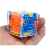 3D Maze Magic Cube Sex-sidig Transparent Puzzle Speed Cube Rolling Ball Magic Cubes Maze Leksaker För Barn Stressavlastare Leksaker
