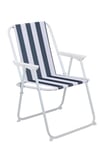 Lifetime Garden Chaise Pliante - Chaise de Plage Pliable - Chaise de Jardin 51 x 46 x 76 cm - Chaise de Camping Multifonctionnelle - Facile à Transporter - Chaise Exterieur - Anthracite/Blanc