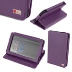DURAGADGET Purple Rotating Leather Case - Compatible with Amazon Kindle Fire (September 2012 Model)