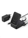 Anker MagGo Wireless Charging Station (Foldable 3-in-1) - Black