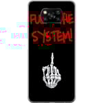Xiaomi Poco X3 NFC Genomskinligt Skal Fuck System