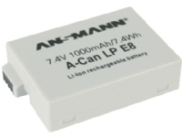 Ansmann A-Can LP-E8 - Batteri - Li-Ion - 1000 mAh - för Canon EOS 600, 650, 700, Kiss X4, Kiss X5, Kiss X7i, Rebel T3i, Rebel T4i, Rebel T5i