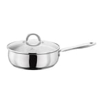 Judge Classic 24cm Saute Pan With Glass Lid